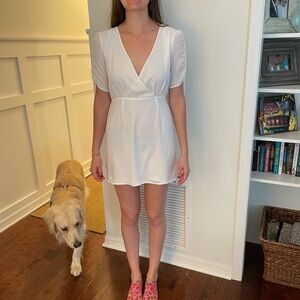 Superdown White Mini Dress